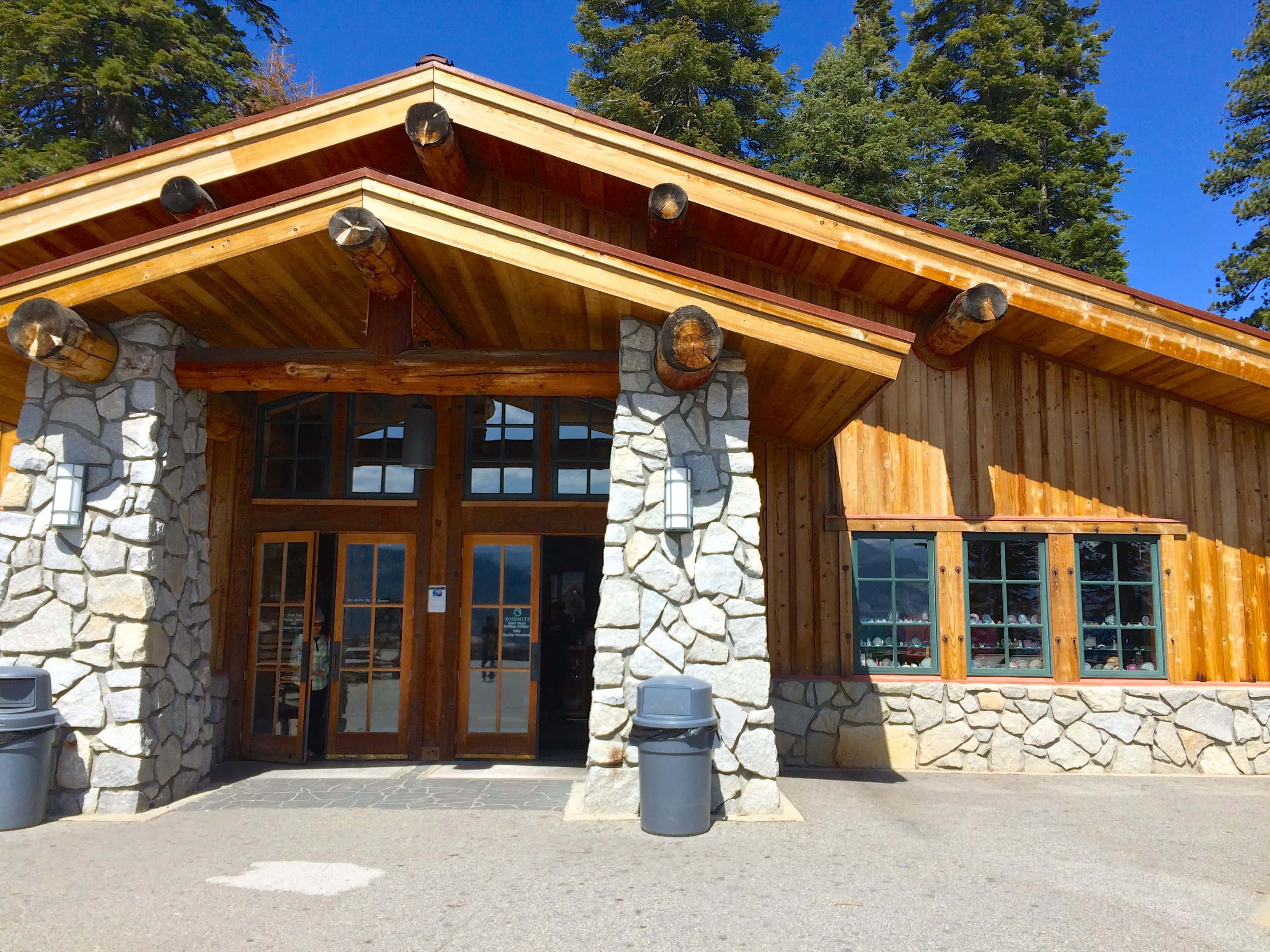 The tourist trap at Glacier Point.