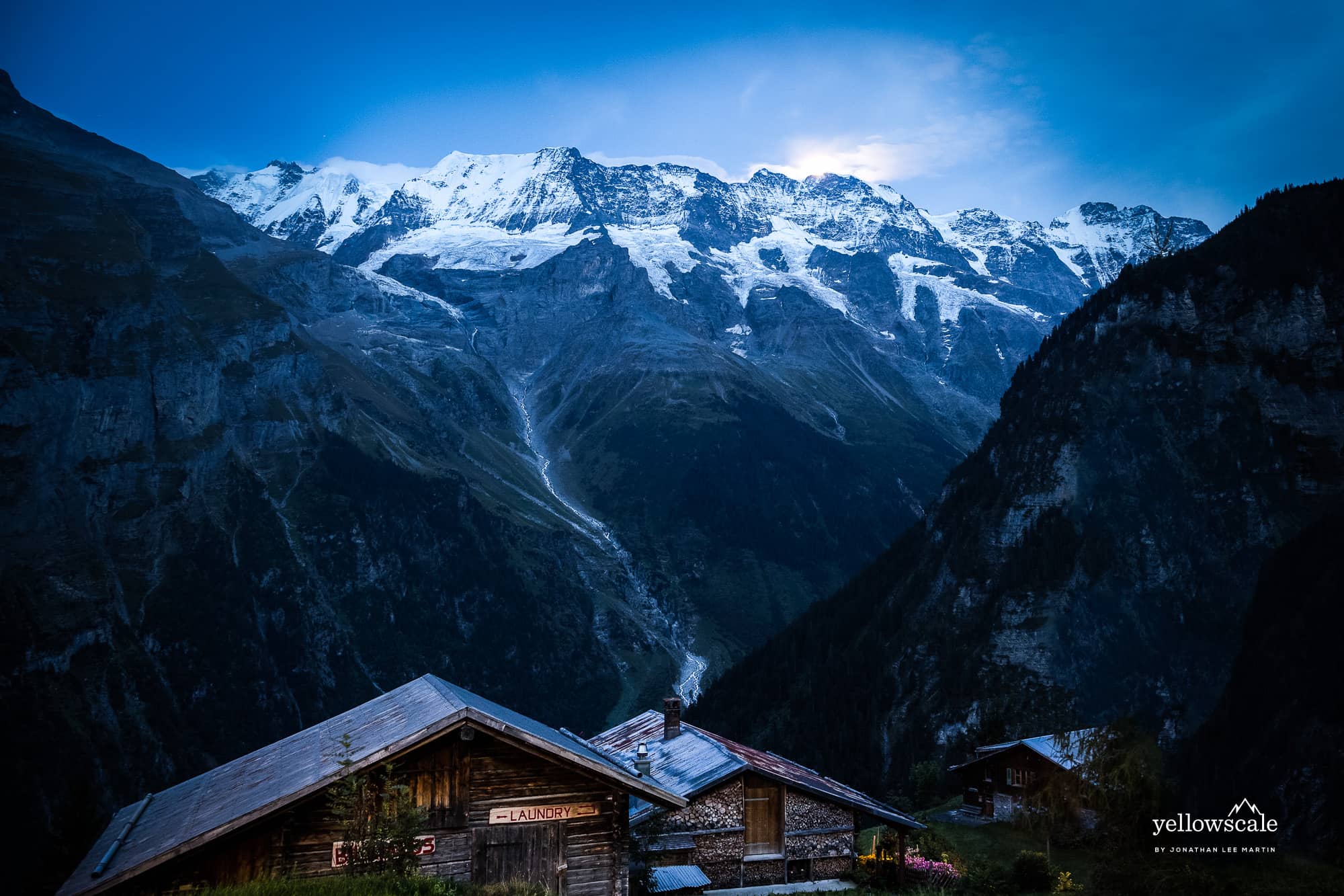 Jungfrau over Gimmelwald