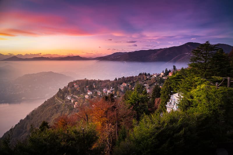Brunate, Lago di Como, Italy