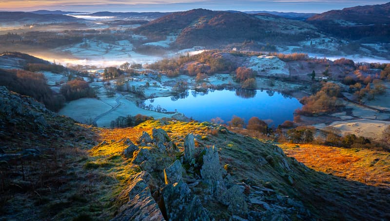 Loughrigg Tarn, Lake District, England
